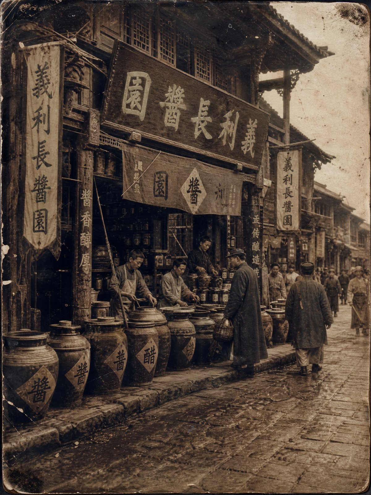 1924年义利长酱园历史场景