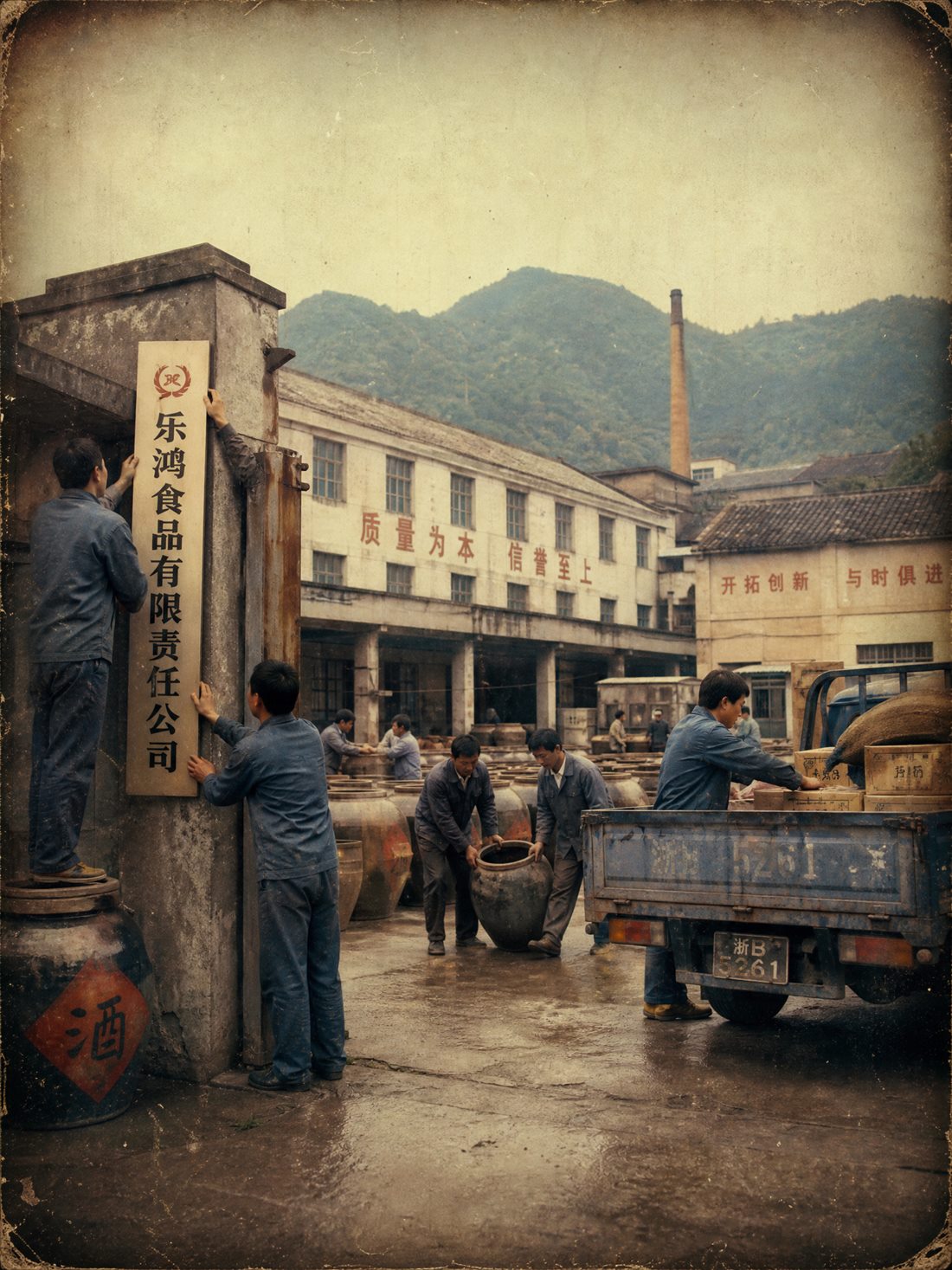 2001年乐鸿完成改制转型场景