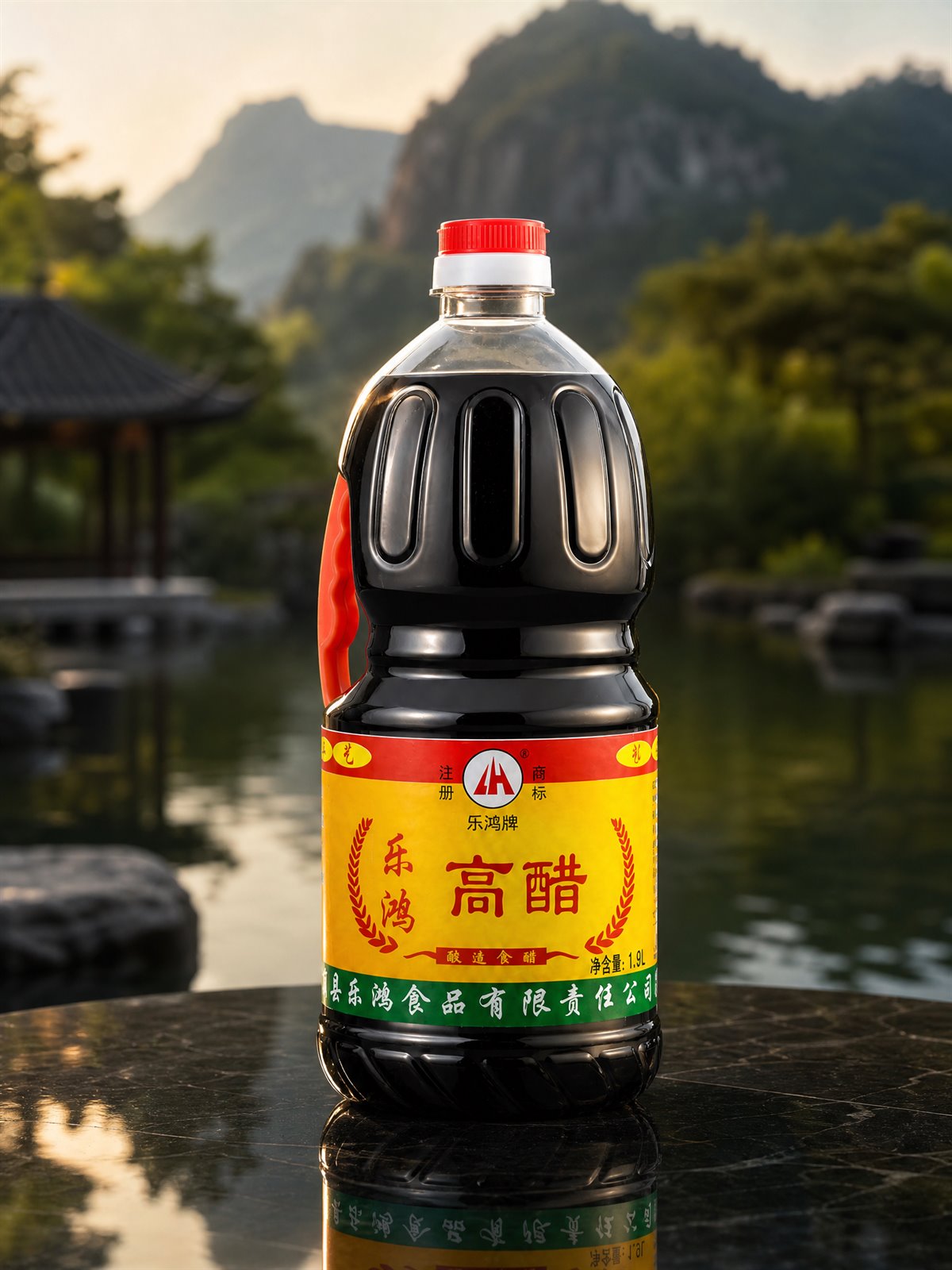 乐鸿高醋成品，呈现历经时光慢酿的醇厚风味