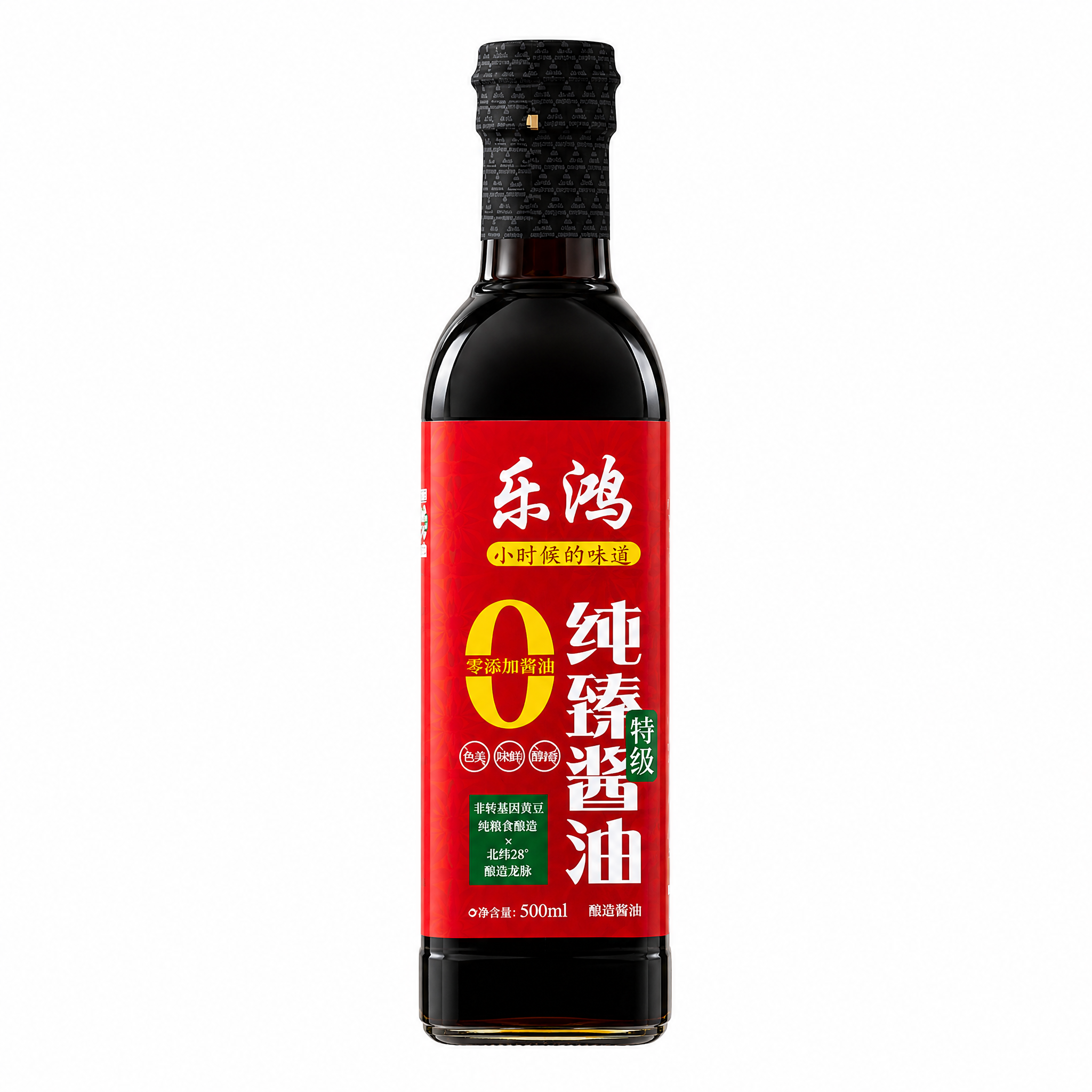 乐鸿纯臻特级酱油 500毫升
