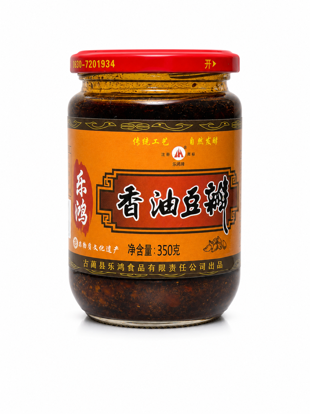 乐鸿香油豆瓣 350克